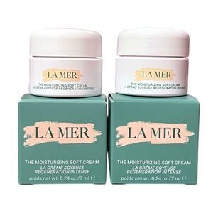 2 Pack La Mer The Moisturizing Soft Cream 7 ml